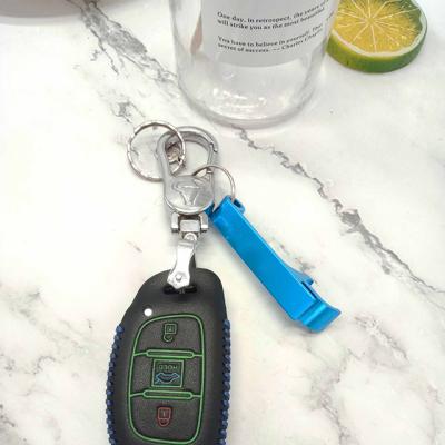 China Homecoming Gift The Viable Wedding Mini Keychain Beer Bottle Opener Aluminum for sale