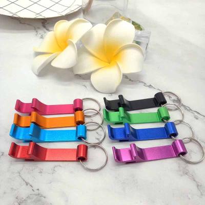 China Viable LOGO Customization Aluminum Mini Keychain Beer Bottle Opener for sale