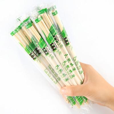 China One Time Disposable Wood Round Disposable Biodegradable Natural Eco - Friendly Bamboo Chopsticks for sale