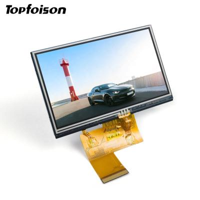 China Topfoison factory wholesale professional 4.3 inch RGB interface tft lcd display module with 4.3 inch touch screen for sale