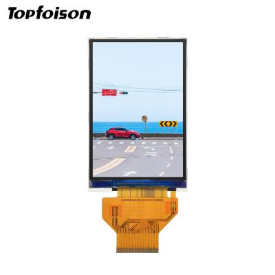 China Topfoison 3.5 inch tft lcd display panel module with MCU/SPI/RGB interface for industrial application 3.5 inch for sale