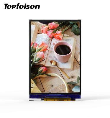 China Topfoison 3.5 inch tft lcd display panel module with MCU/SPI/RGB interface 12 o'clock viewing angle 3.5 inch for sale