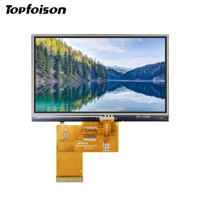 China Topfoison High Quality 4.3 inch 480x272 lcd display with RGB interface tft lcd display panel module for medical equipments 4.3 inch for sale