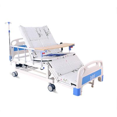 China High quality home care bed headboard hospital clinic home ABS five-function electric hospital bed for sale