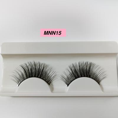 China Single Pairs of Mink Hair Female 3D Mixed Single Long Natural Handmade Eyelashes New Design for sale