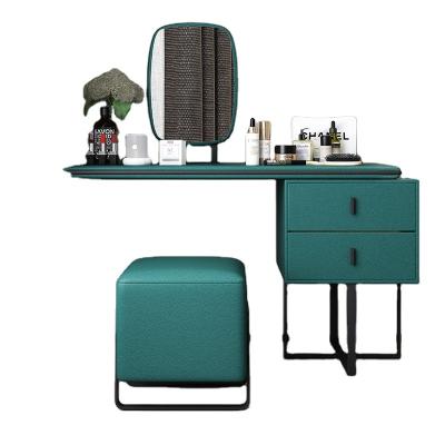 China Storage SZT12 Customized Melamine Dressing Table For Bedroom Room Nordic Minimalist Makeup Vanity With Mirror For Home Use for sale