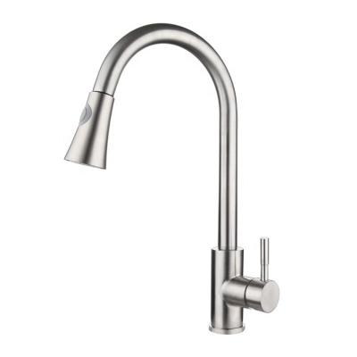 China Modern Kitchen Faucet Pull Down Kitchen Faucets 304 Stainless Steel Faucets Watrer Faucet for sale