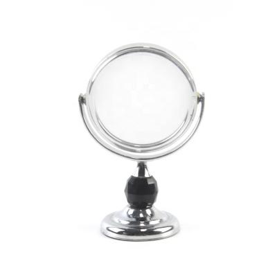 China Magnification: 1X/5X Cheap Price Single Double Sided For Women Delicate European Metal Vanity HD Chrome Plated Magnifying Makeup Mirror for sale