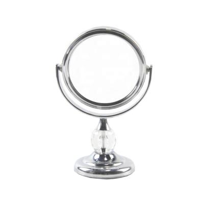 China Lighted Folding Double Side Makeup Table With Standing Magnifier Glass Around Flexible Magnifier Cosmetic Mirror For Free Shipping for sale