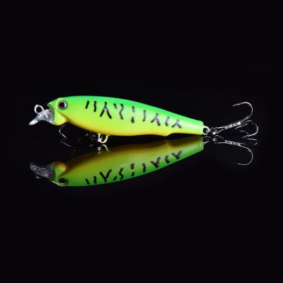 China Best Selling Sea Fishing Equipment 3D Eyes Plastic Minnow Lure Fish Good Action Minnow Hard Lure for sale