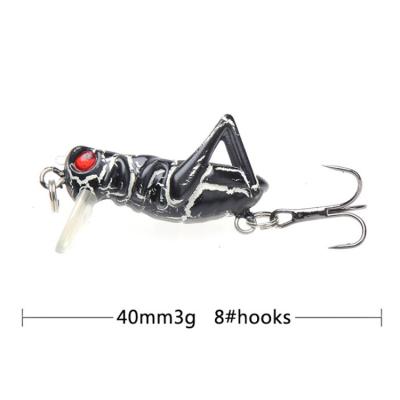 China Plastic Chinese Fishing Lures Hard Lure Grasshopper Lure for sale