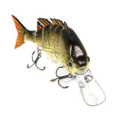 China China Plastic Fishing Swimbait Robot Fish Lure 5 Segment Plastic Fishing Lure for sale