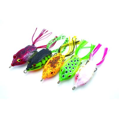 China Plastic Frog Bait Soft Snakehead Frog Fishing Lure Quality Wholesale Hook for sale