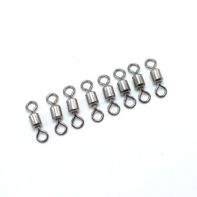 China Stainless / Copper Fishing Tackle Swivel Stainless Steel Fishing Tackle Rolling Swivel Fishing Connector for sale