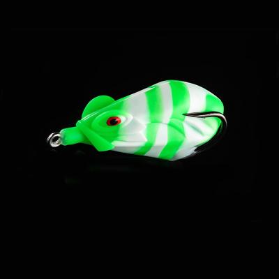 China 5.8cm High Quality Plastic 10g Fishing Soft Frog Floating Perch For Luring Soft Frog Bait for sale