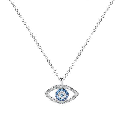 China 2020 Sterling Silver Turkish Blue Eye Pendant Necklace from CLASSIC Luxury Jewelry for sale