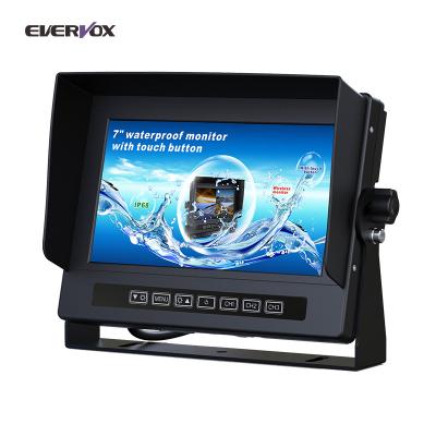 China China Manufacturers Real Waterproof IP69K 7 Inch Touch Screen Monitor With 1 Year Warranty And Free Service 185*74.1*134mm for sale