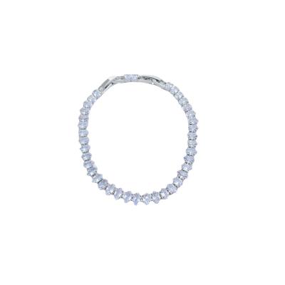 China Wholesale 2023 New Oval Geometric Classic Luxury Fashion OEM ODM Factory Design Diamond Bracelet Top Bangle for sale