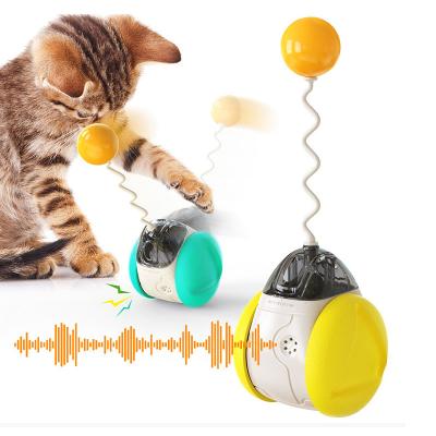 China Viable New Factory Supplies Factory Supplies Hot Amazon Amazon Rocker Cat Toy Ball Cat Electric Sound Stick for sale