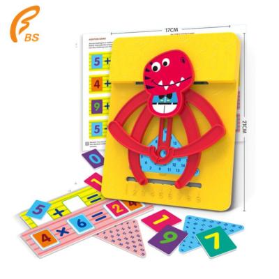 China Popular High Quality Educational Toy Math Memory Toys Pretend Game Toy With Tyrannosaurus 24*21.5*6cm for sale