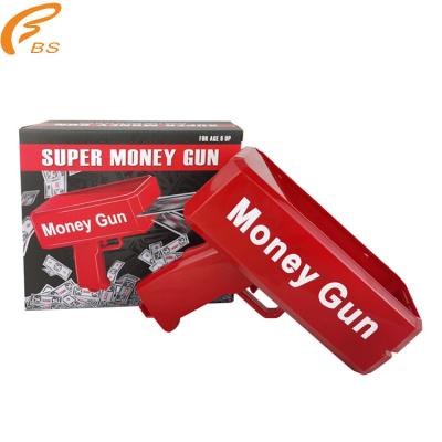 China Electronic Toy Accessory Hot Selling High Quality Cheap Custom Super Squirt Money Cash Gun Toy for sale