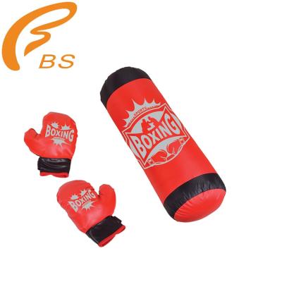 China Sport King Sandbag Kick Bag Kid's Inflatable Glove Kid Bracket Sport Game Set Boxing Toy for sale