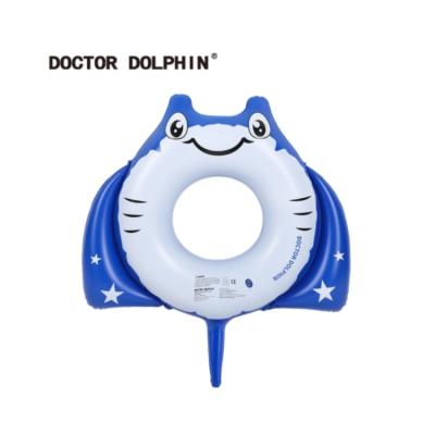 China 2021 PVC Devil Fish Custom Printing Inflatable Swim Ring For Summer 100*106 cm for sale