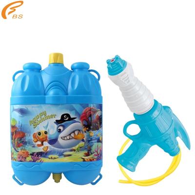 China Toy Swimming Pool Beach Shooting Underwater Backpack Electronic Water Gun for sale