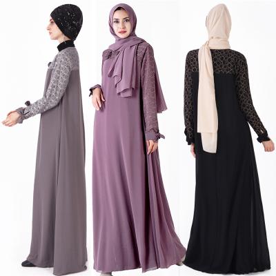 China Well Made Manufacturer High Quality Islamic Clothing High Quality Nida Cloth Muslim Long Sleeve Robe Women Abaya for sale