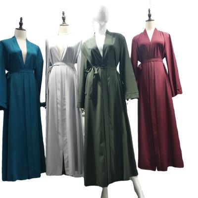 China Wholesale Modest Women Abaya Dubai Islamic Clothing Long Sleeve Muslim Dresses for sale