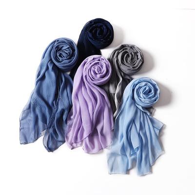 China Chiffon hijab supplier wholesale islamic hijab scarves shimmer hijab scarf for sale