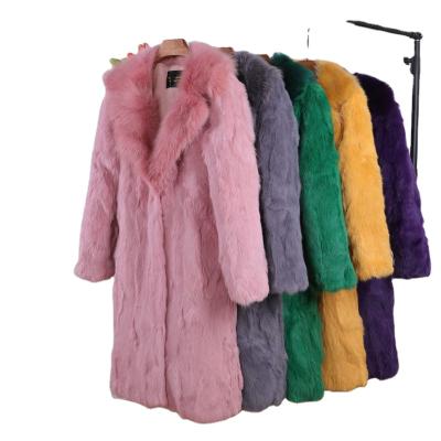 China 2021 winterreal long women size waterproof fashionable mink coats plus fur coat for women real fur womens mink coats for sale