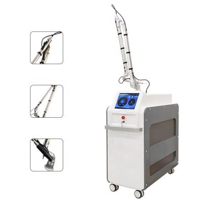 China Dye Removal 1064nm 755nm 532nm Q Switch ND Yag Pico Second Pigment Freckle Picosecond Laser For Tattoo Removal for sale