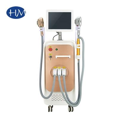 China Guangzhou Painless Light Hair Removal Sapphire Handpiece Skin Resurfacing Pulsed Laser Cooling System IPL Machine for sale