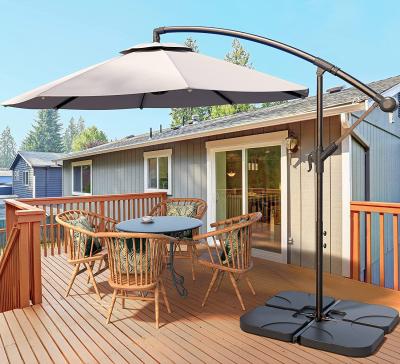 China Best Quality Modern Outdoor Banana Patio Cantilever Garden Umbrella with 8 Ribs for sale