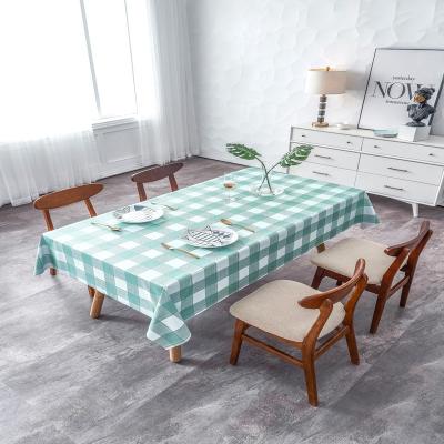 China Waterproof Table Cloth Rectangular Table Cloth With Textile Round PVC Table Cover Plaid Table Cloth Plain Table Cloth for sale