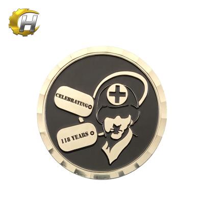 China Custom Challenge Coin Metal Metal Coin USA Fashion Military Coin for sale