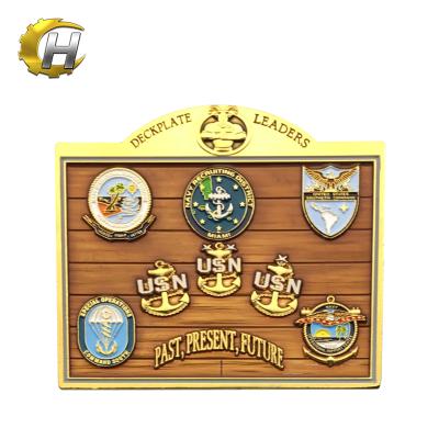 China US Coin Customization High Quality Zinc Alloy Latest Navy Chief Challenge Coin for sale