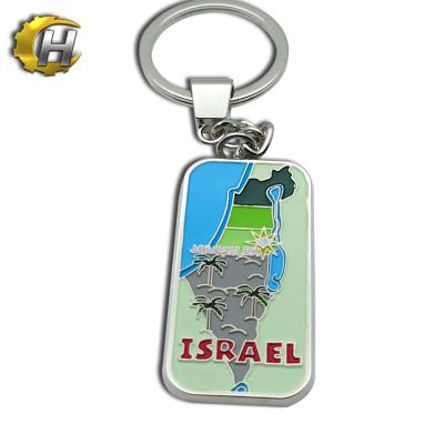 China Promotion Zinc Alloy / Steel / Bronze Enamel Custom Car Key Chain , Make Metal Key Chain for sale