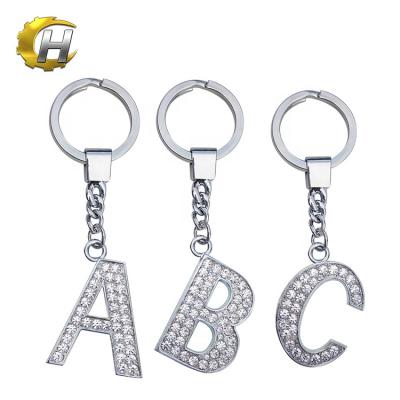 China 2021 hot sale all over the world high quality jewelry stainless steel metal custom key chain key chain for sale