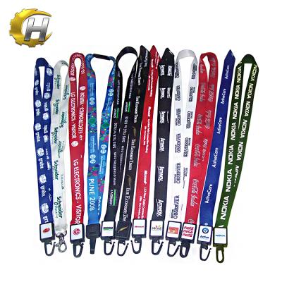 China Customized Polyester Printing Cheap Nylon Lanyard Lanyard Custom Logo for sale