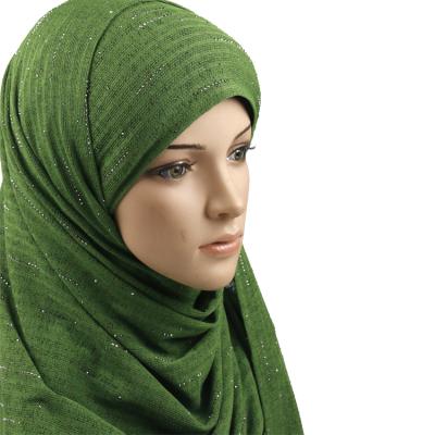 China Wholesale Soft Feeling Mix Plain Colors Scarf Factory Fashion Stone Plain Hijab Knitting Scarf For Women for sale