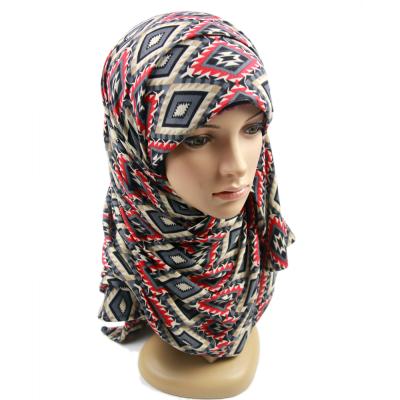 China Instant Wholesale High Quality Cotton Printed Dubai Scarf Shawl Women Hijab for sale