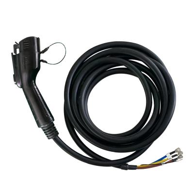 China TPU Soft Cable and pure copper AC america standard type 1 gun head IP67 charging gun extension line cable charging ev car 32A portable ev charger for sale