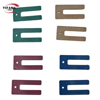 China 75mm U Type Plastic Packer For Window Plastic Shim Horseshoe Shape Window Packers For Doors And Windows for sale