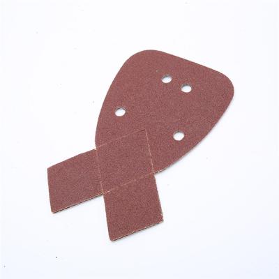 China Cleaning Seams Durable 4 Holes Sandpaper Abrasive Weld Hook and Loop Sanding Disc Mouses for Random Orbital Sander for sale