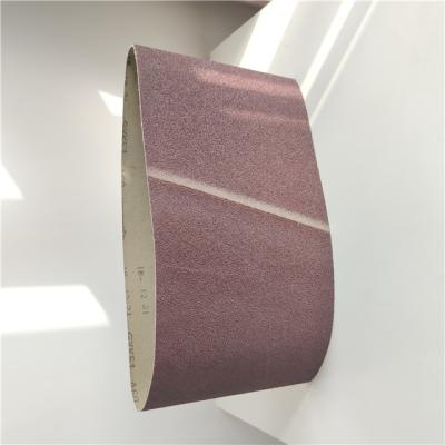 China Cleaning seams 200*750mm p80 gxk51 wide abrasive cloth welding sanding belt for polishing metal for sale