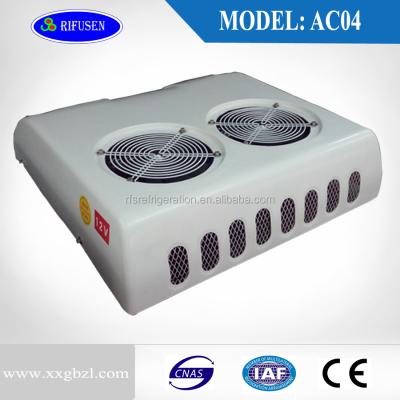 China Model: AC04, roof top mounted truck 12v and 24v air conditioner for truck cabin 730mm*695mm*180mm for sale