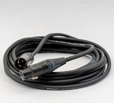 China Microphone Professinal 3 Pin XLR Microphone Cable XLR Male To XLR Female 3m 6m 9m for sale