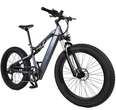 China Aluminum Alloy electric mountain bike fat tire full suspension ready for Shipment 26 4 0 Fat Tire Electric bicycle for sale